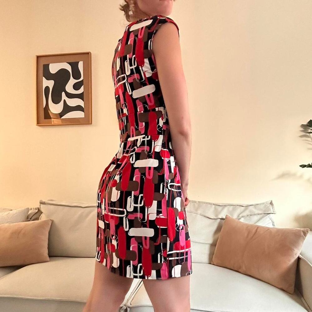 Mod Patterned Shift Dress From Chadwicks Collecti… - image 5